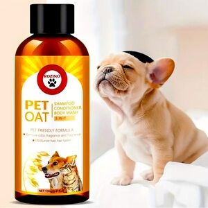 Oat Pet Three In One Shampoo, And Body Wash, With A Fresh Fragrance